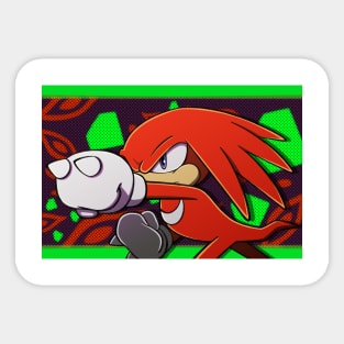 Knuckles Punch Sticker